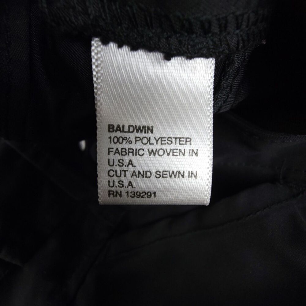 BALDWIN Woven Slim Straight Military Utility Pocket Cargo Pant Men 31 x 35 Black - Picture 9 of 9